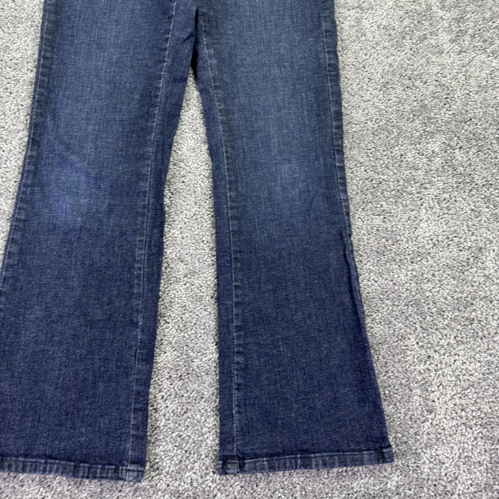 Lee Jeans Womens 6 Short Blue Slender Secret Bootcut Stretch Dark Wash Denim - Picture 6 of 15